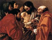 TERBRUGGHEN, Hendrick The Incredulity of Saint Thomas a oil painting reproduction
